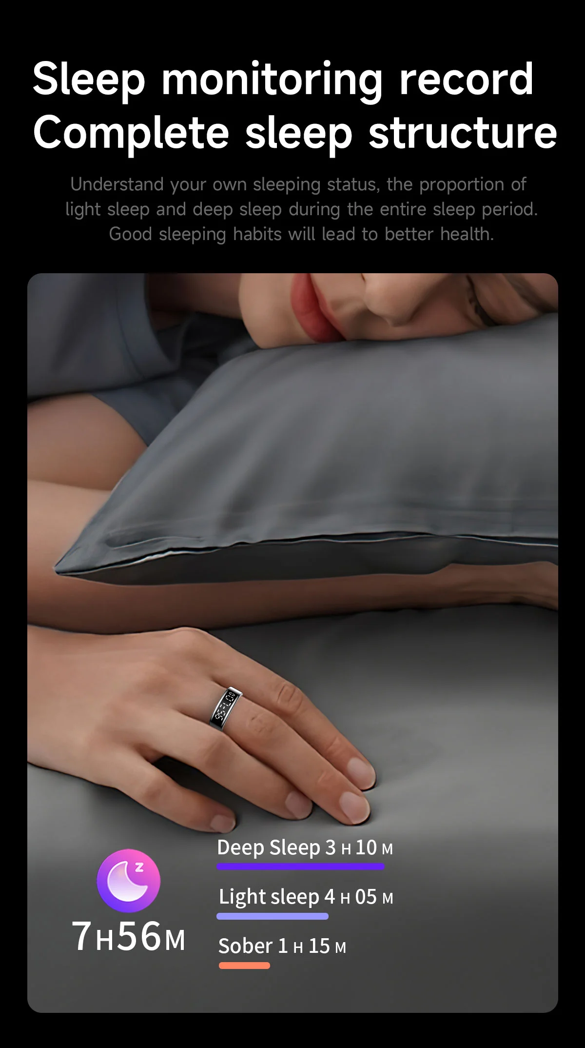 Waterproof Health Smart Ring Scene