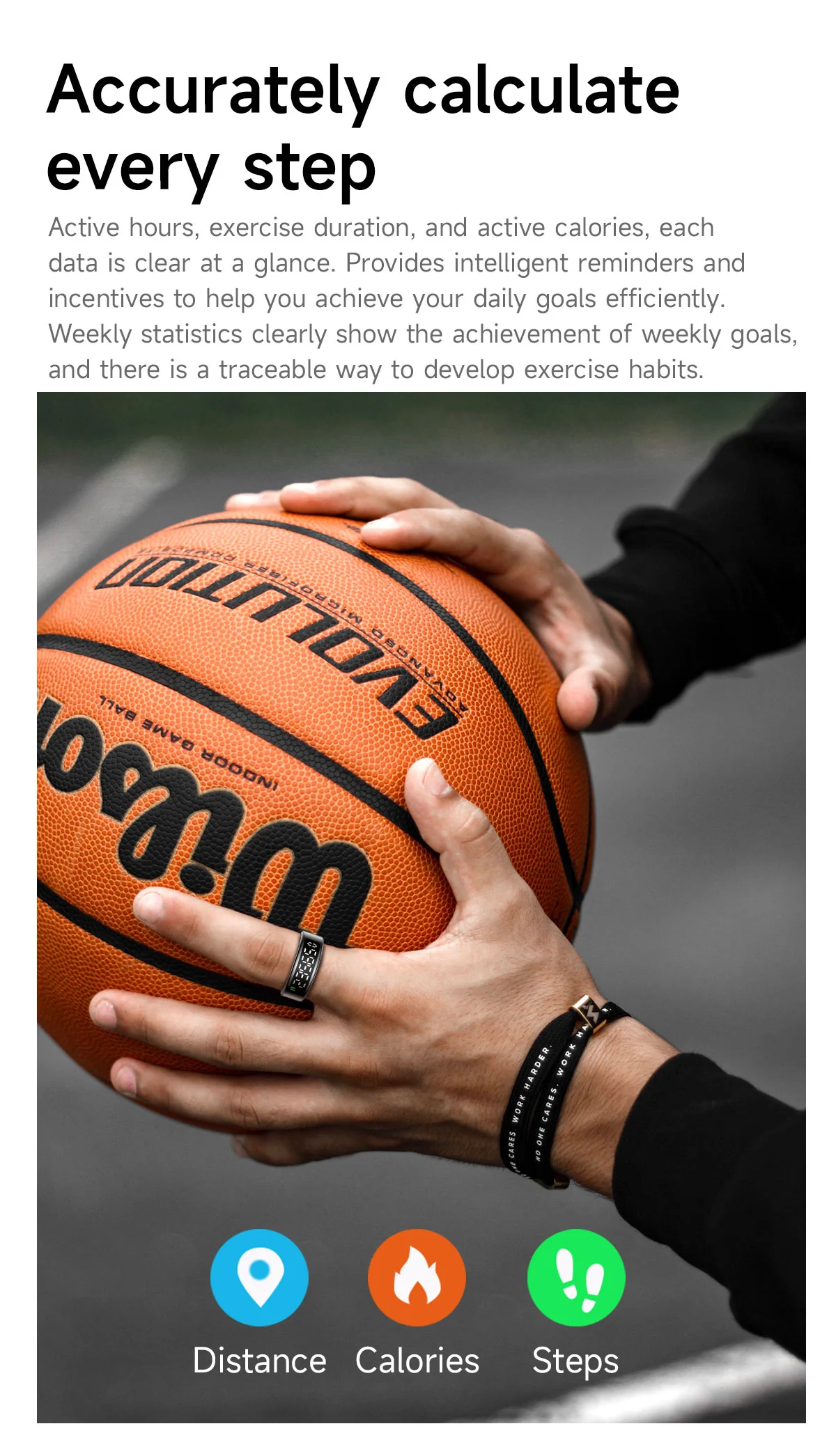 Waterproof Health Smart Ring Scene