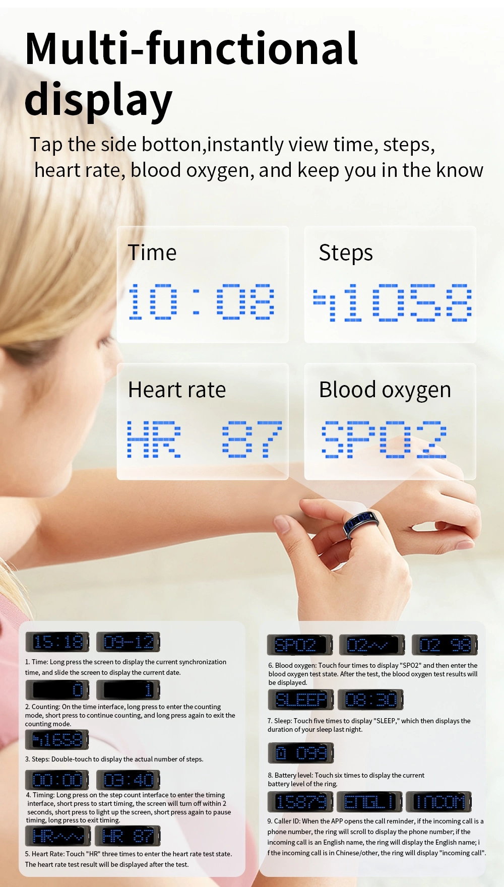 Sleep Health Smart Ring Scene