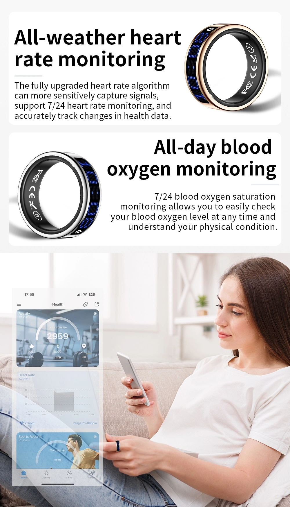 Sleep Health Smart Ring Scene Sleep Health Smart Ring Scene