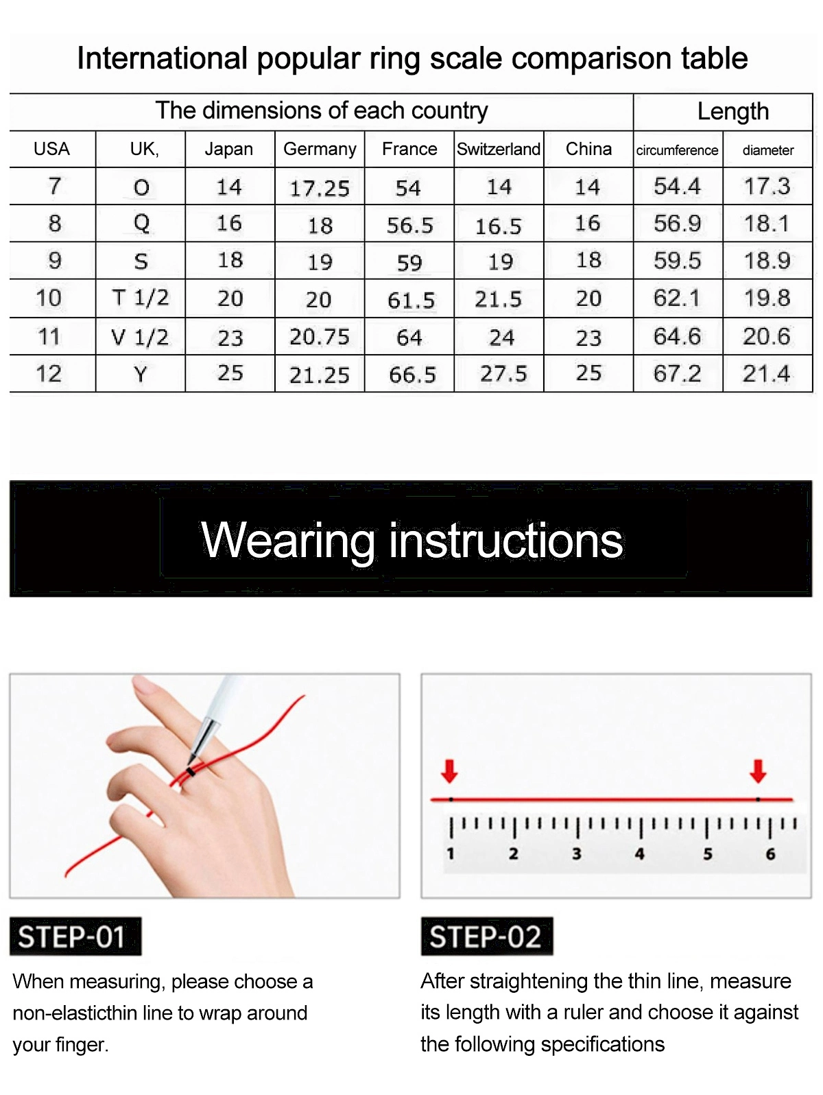 Wellness Smart Ring Size