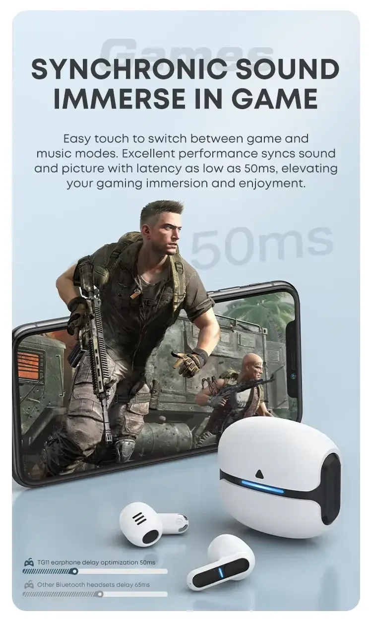 Ultra Low Latency Earphones Scence
