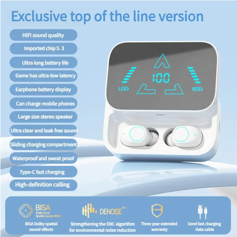 M48 Wireless Earbuds Function