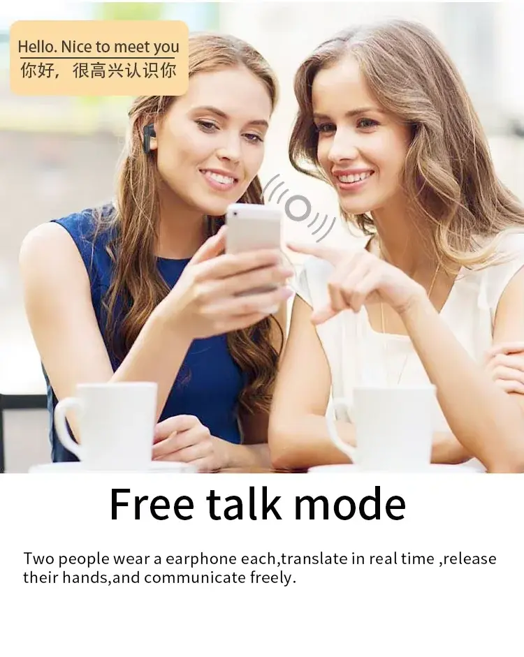 Voice Translation Earphones Function