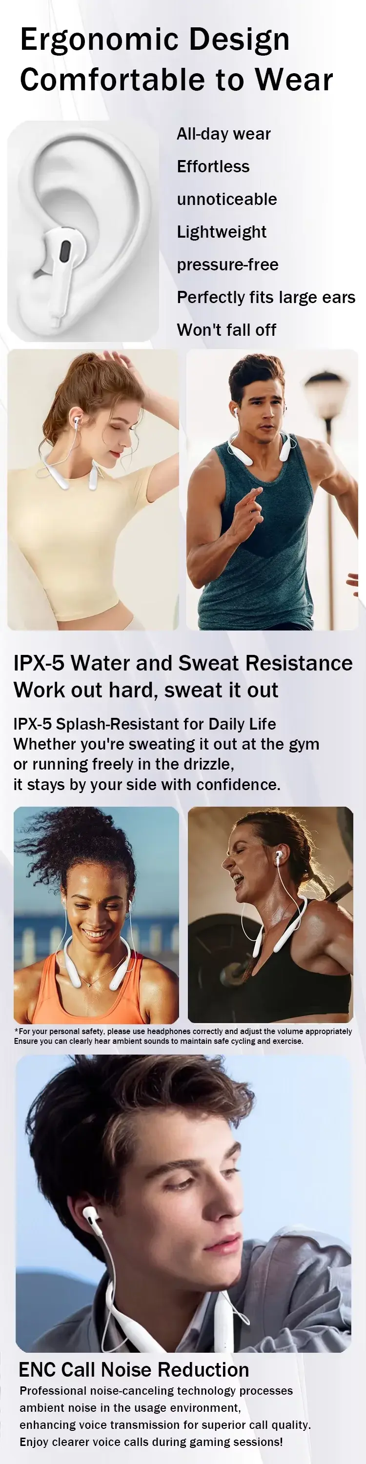 Neckband Sport Earphones scene