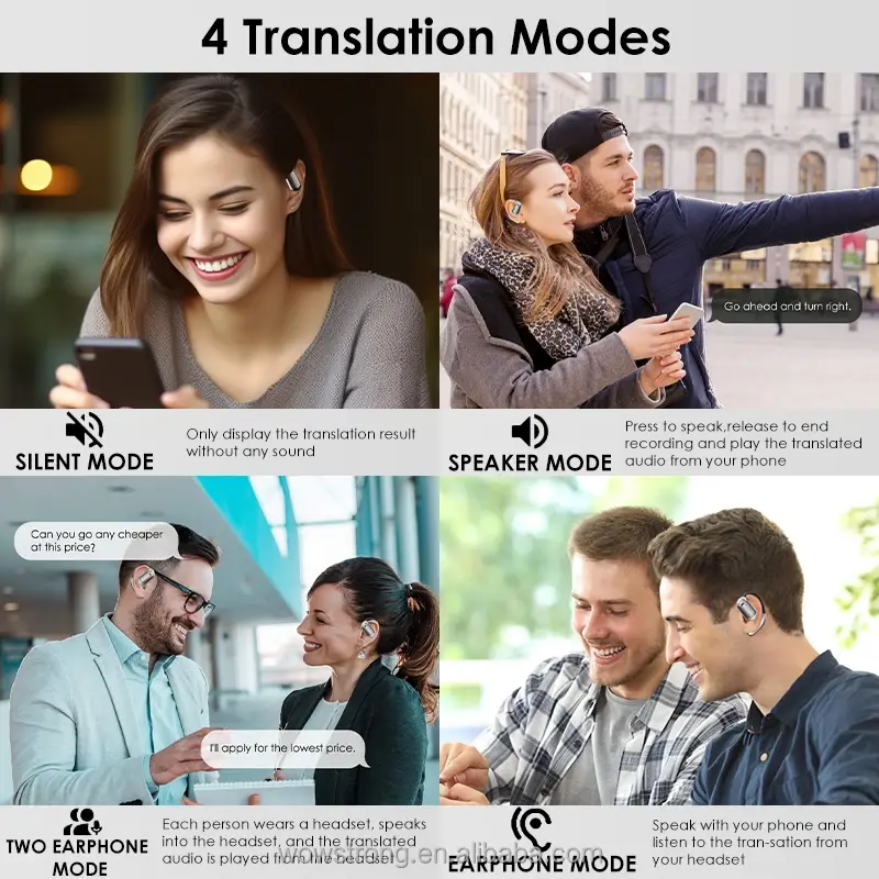 AI Translator Headset. scene