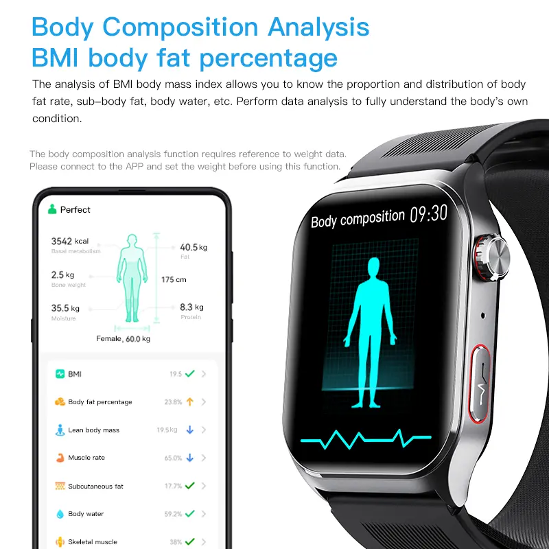 ECG Health Smartwatch New function ECG Health Smartwatch New function