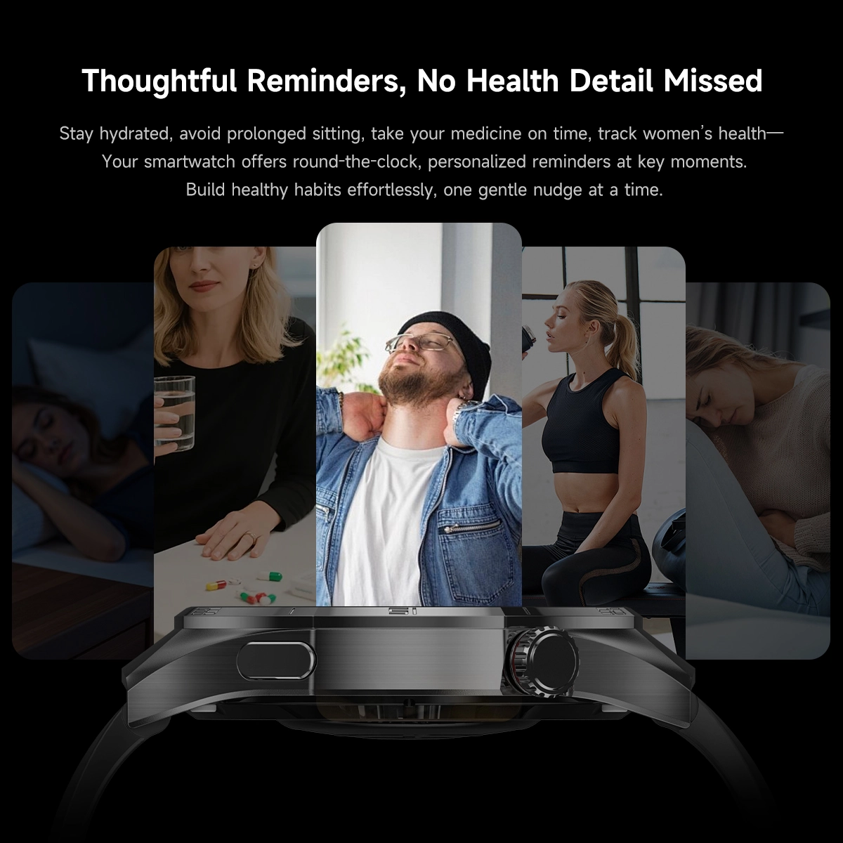 Titanium eSIM Smartwatch Function