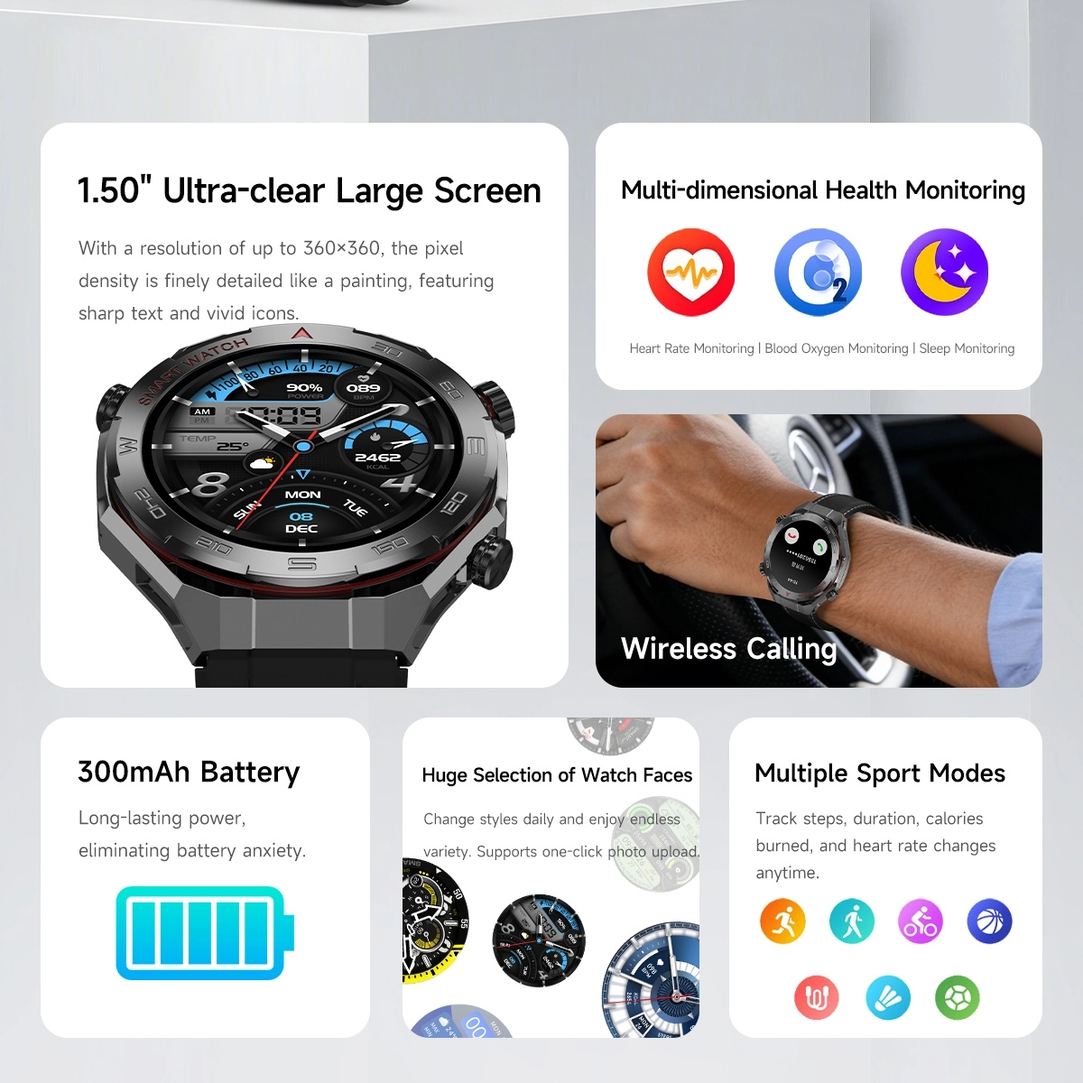 Premium Sports Smartwatch function Premium Sports Smartwatch function
