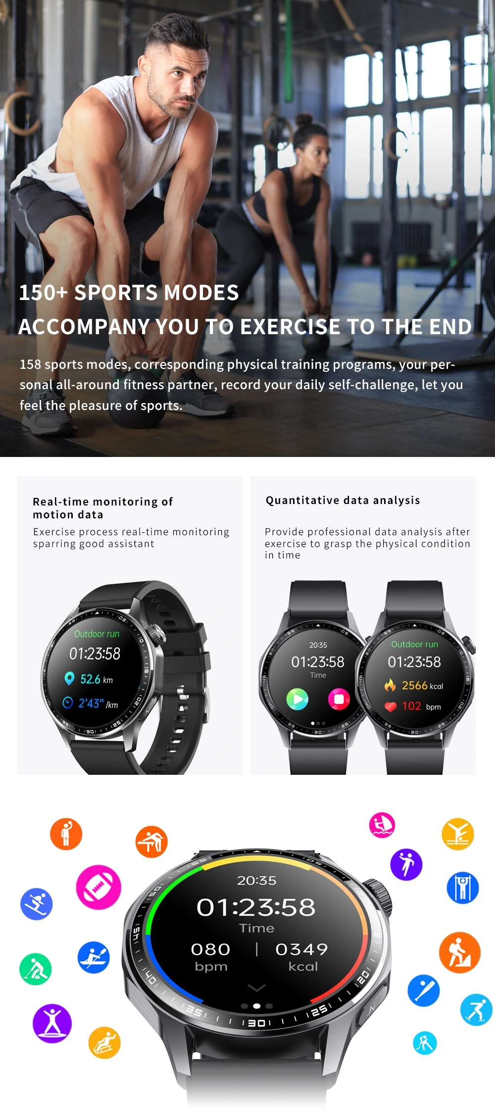 ECG Spo2 Smartwatch function ECG Spo2 Smartwatch function