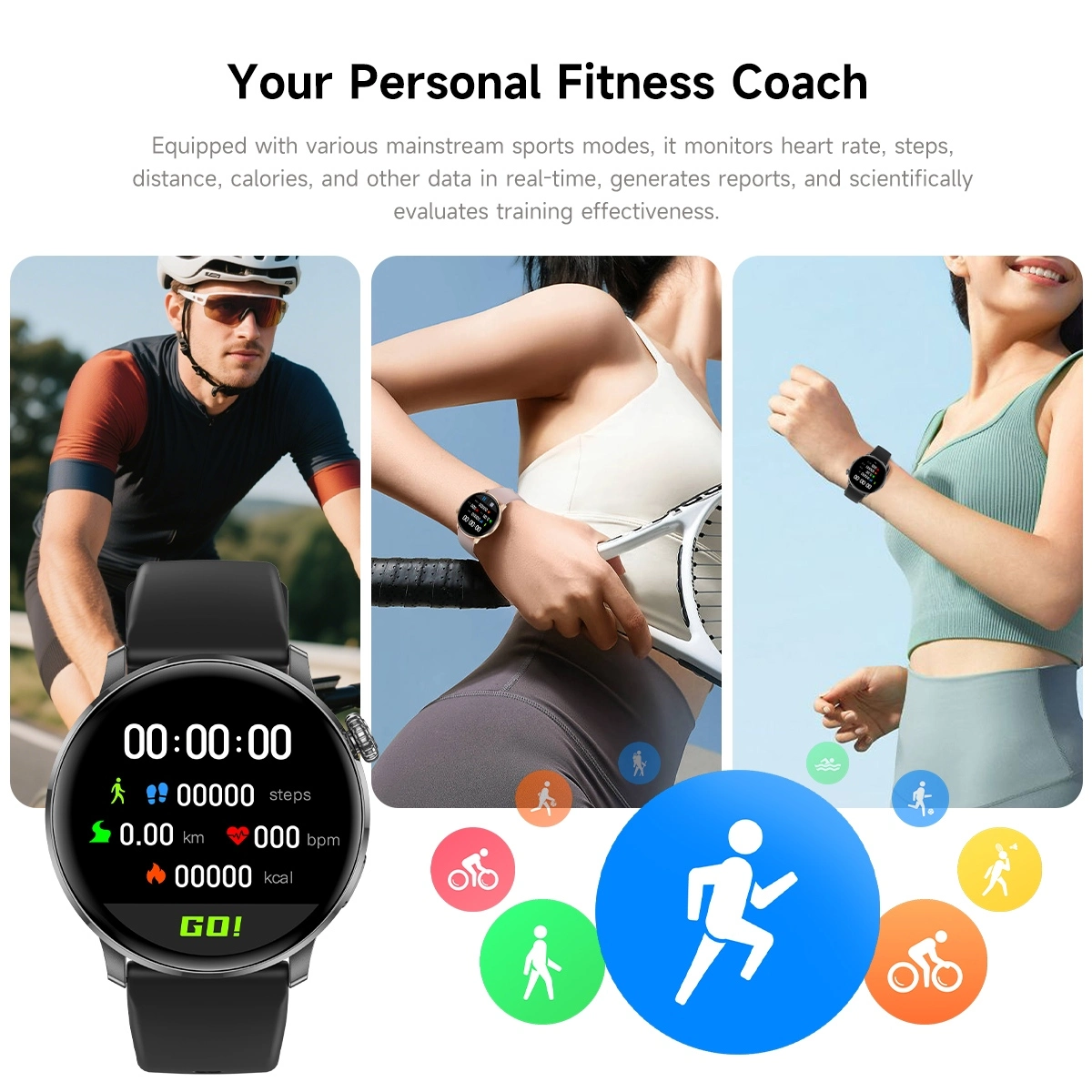 Sports Data Analysis Smartwatch use scene