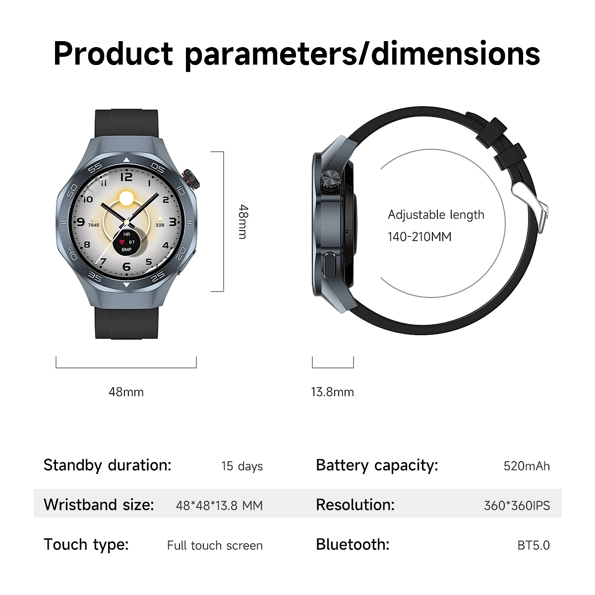 Essential Smartwatch size