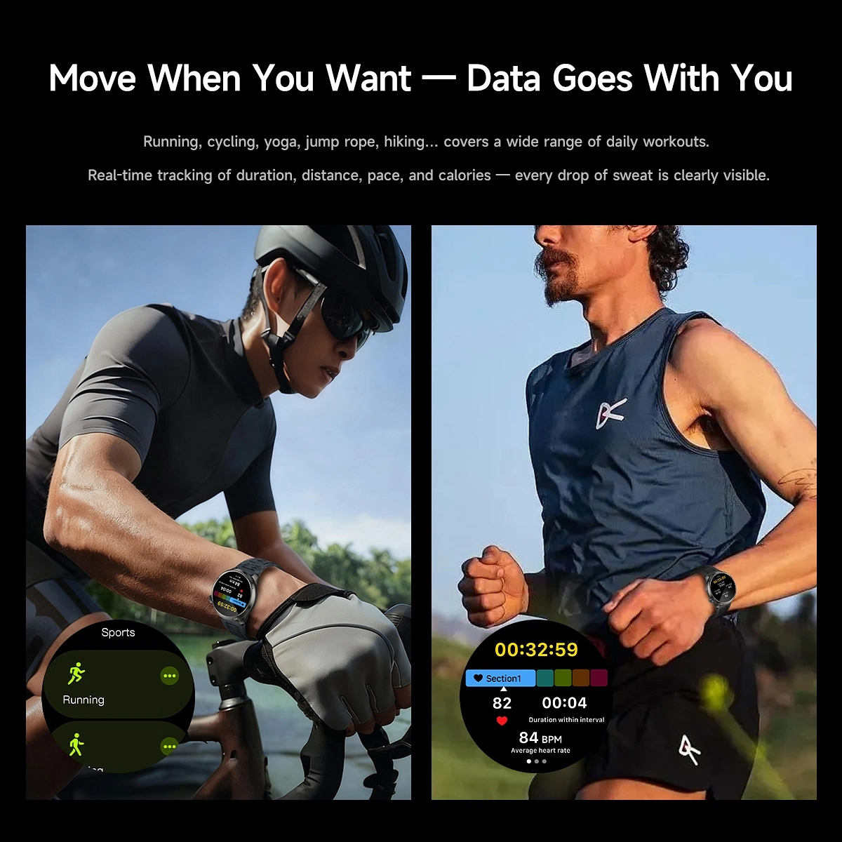 Training Load Recovery Smartwatch use scene Training Load Recovery Smartwatch use scene