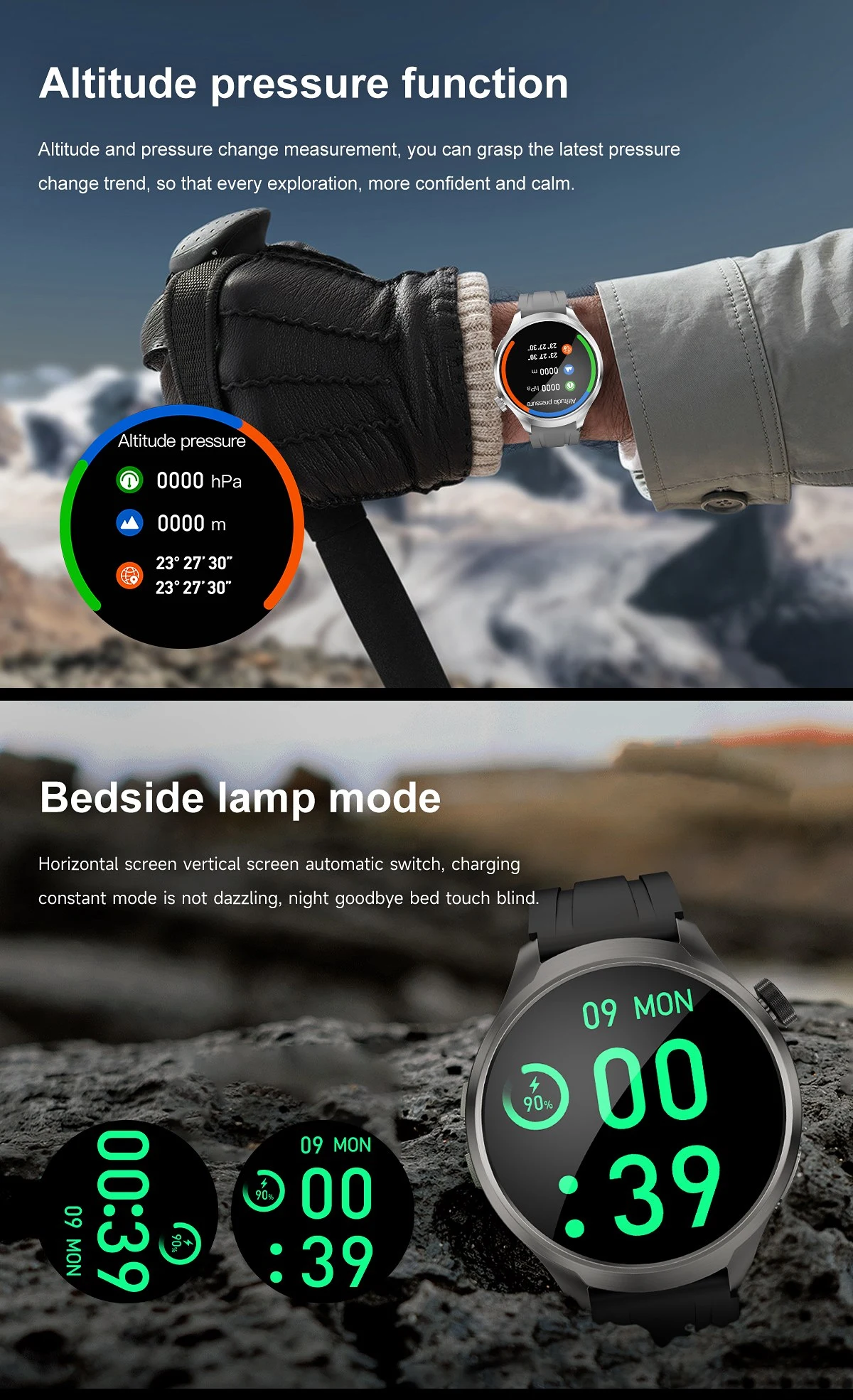 Large Screen Sports Smartwatch function Large Screen Sports Smartwatch function