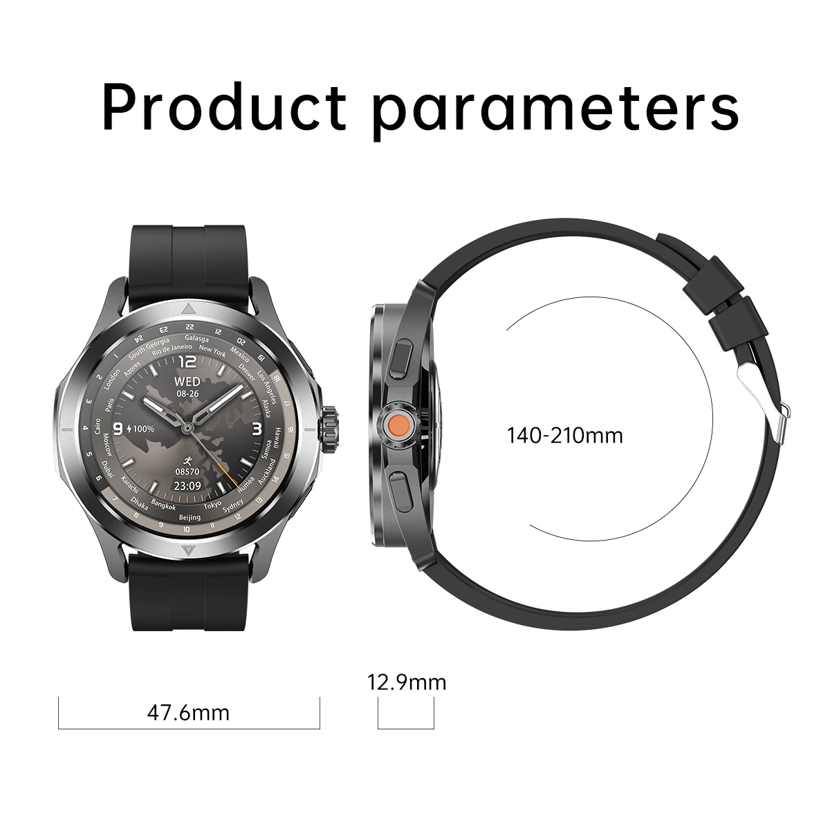 Voice Call Watch size