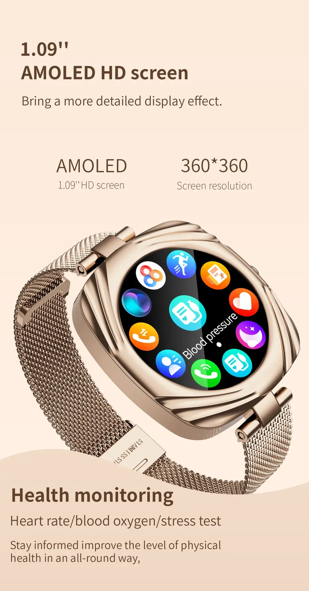 AMOLED Fitness Watch performance