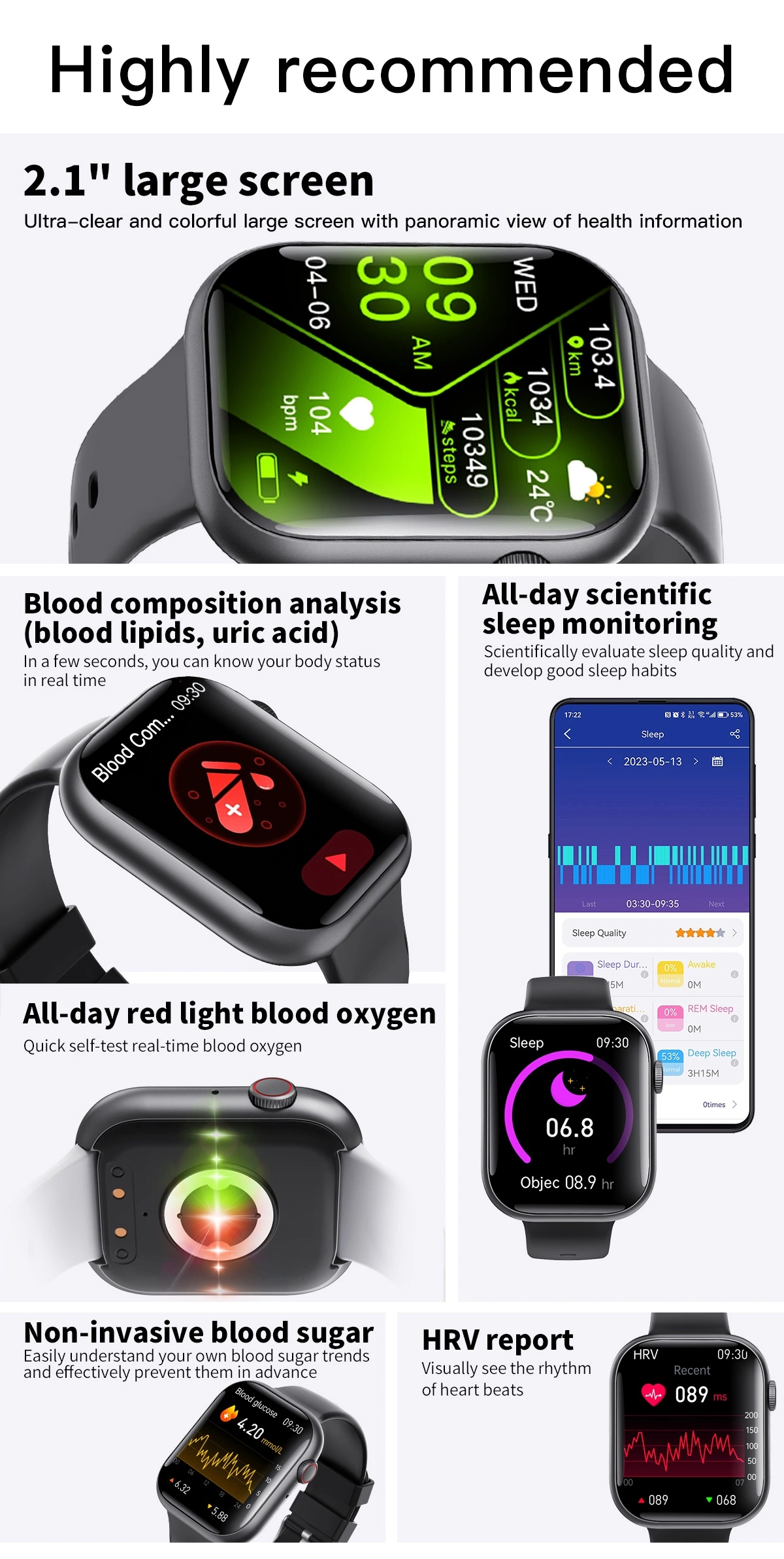 Accurate Heart Rate Smartwatch advantage