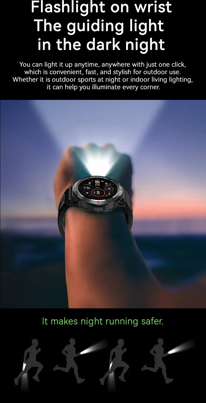 Metal Frame Smartwatch function
