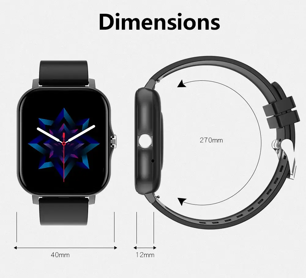 Large Display Lightweight Daily Smartwatch size Large Display Lightweight Daily Smartwatch size