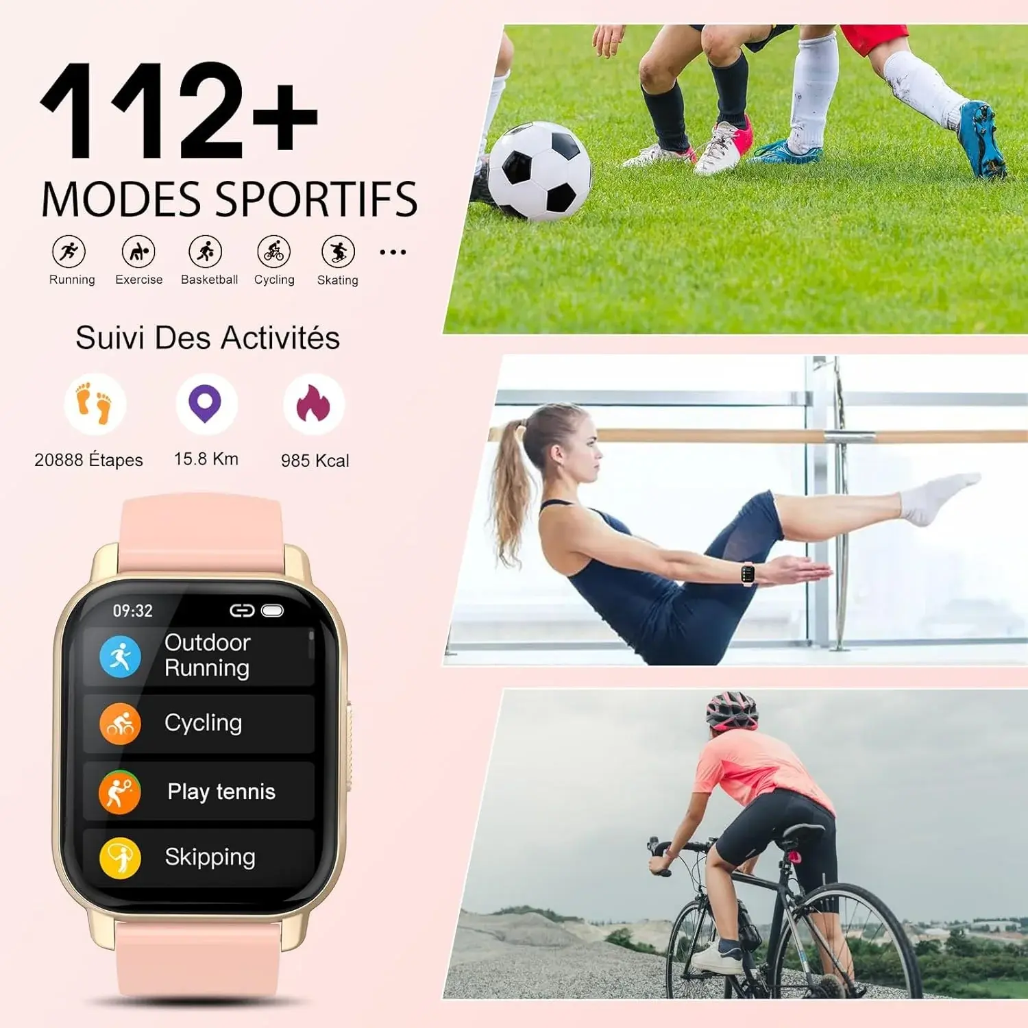 Magnetic Charging Smartwatch function