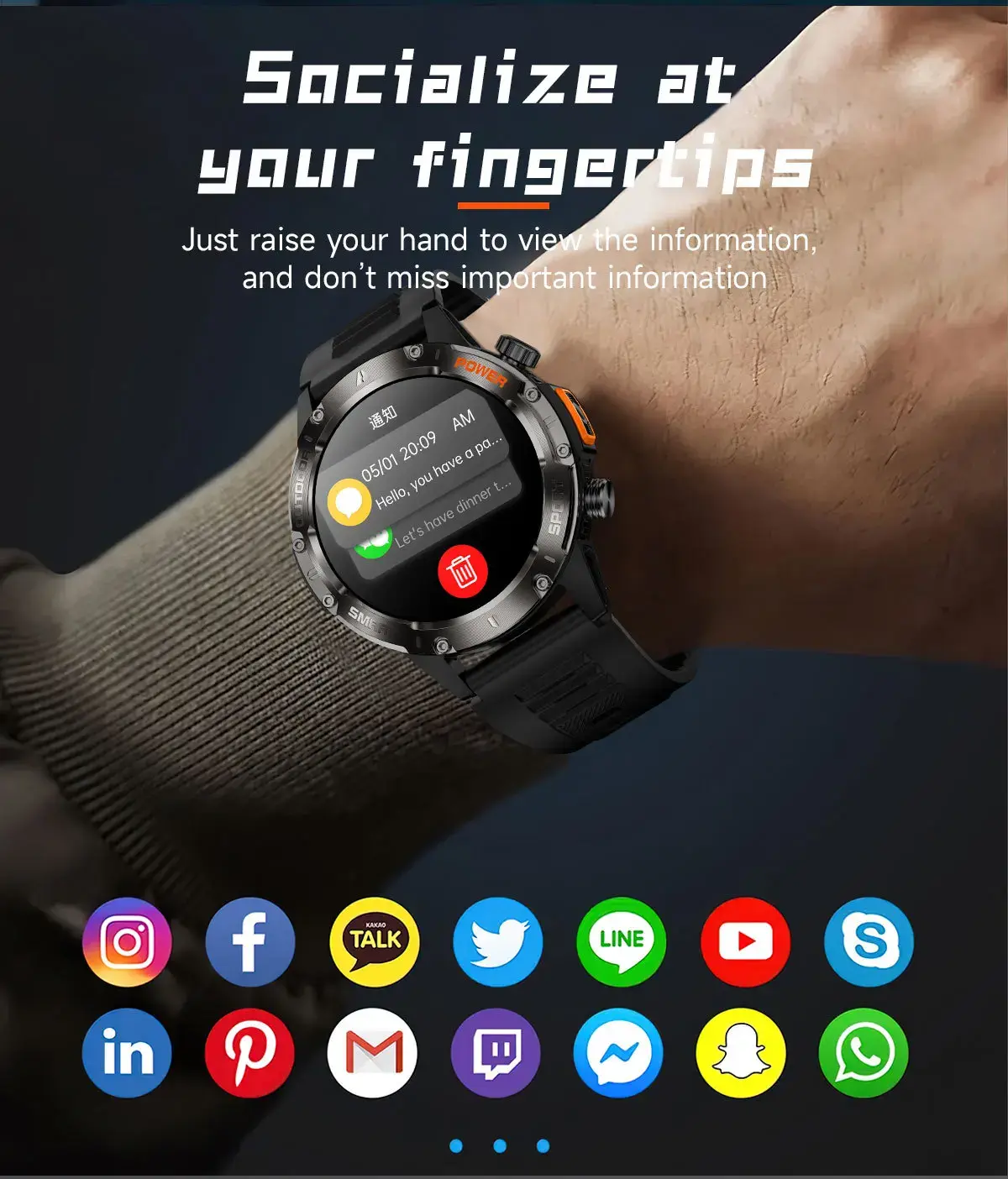 Adventure Sports Smartwatch function
