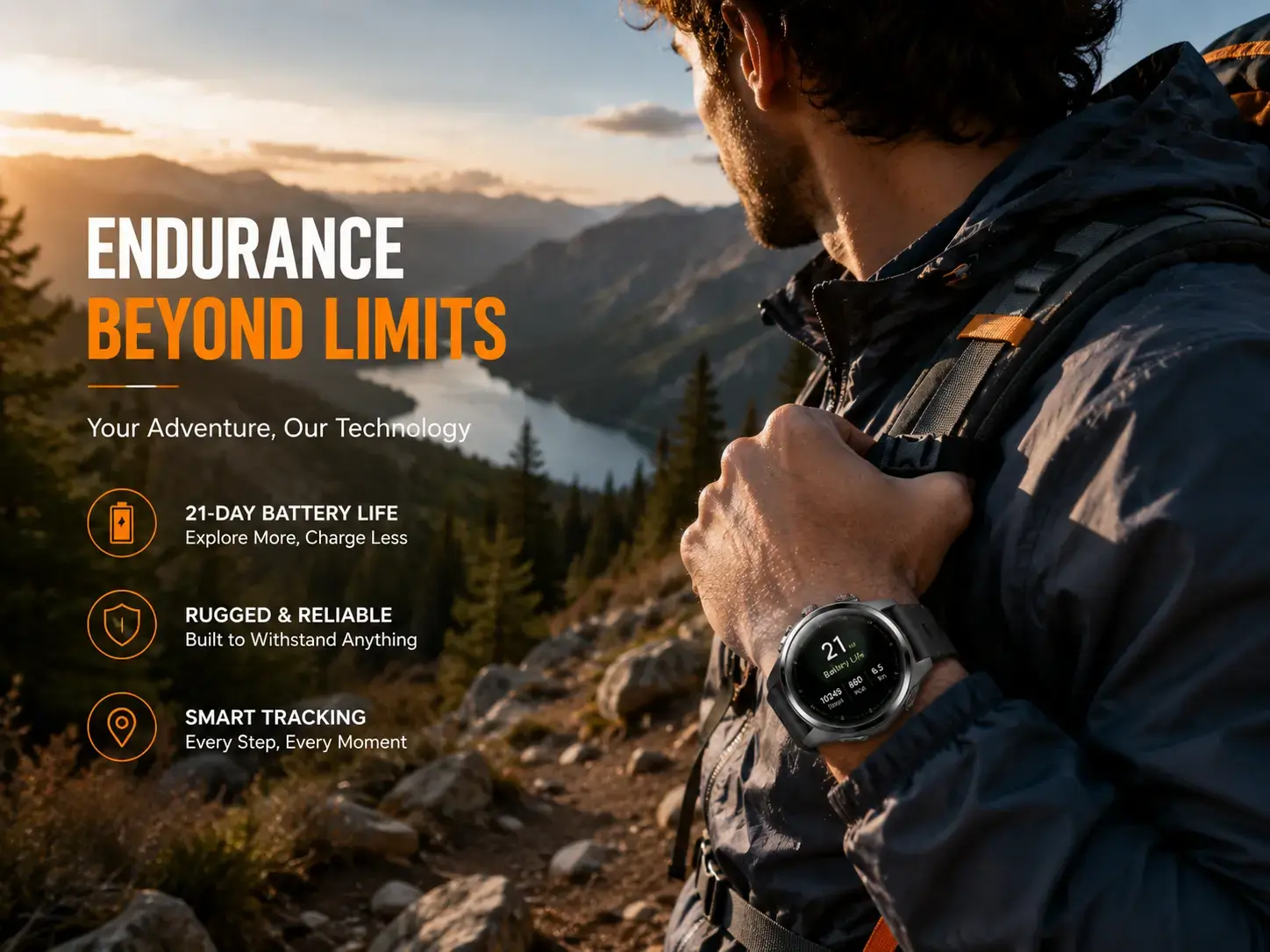 Outdoor endurance smartwatch tracking Outdoor endurance smartwatch tracking