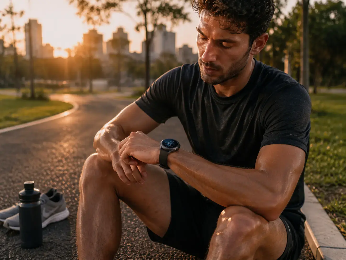 Long battery life smartwatch for daily running training