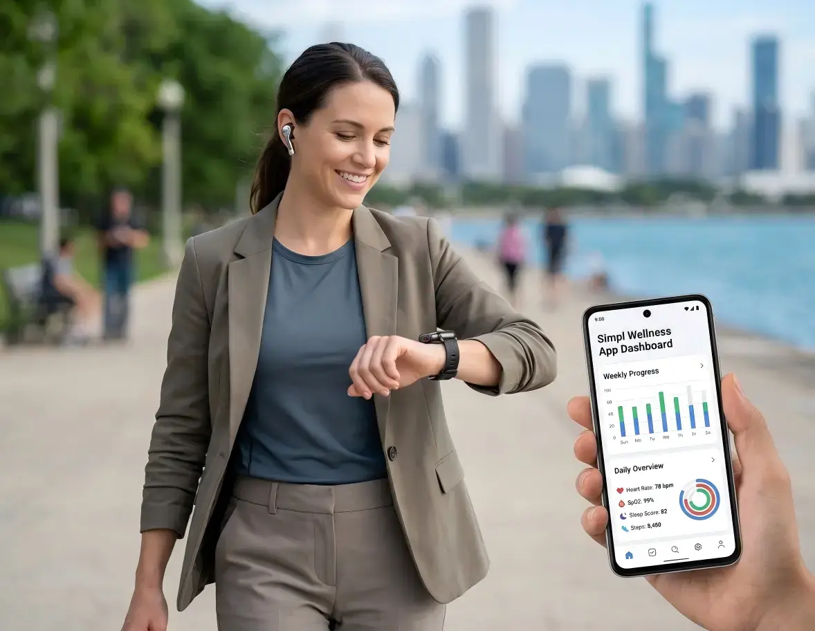 Smartwatch 2 in 1 tracking health and simplifying daily use Smartwatch 2 in 1 tracking health and simplifying daily use