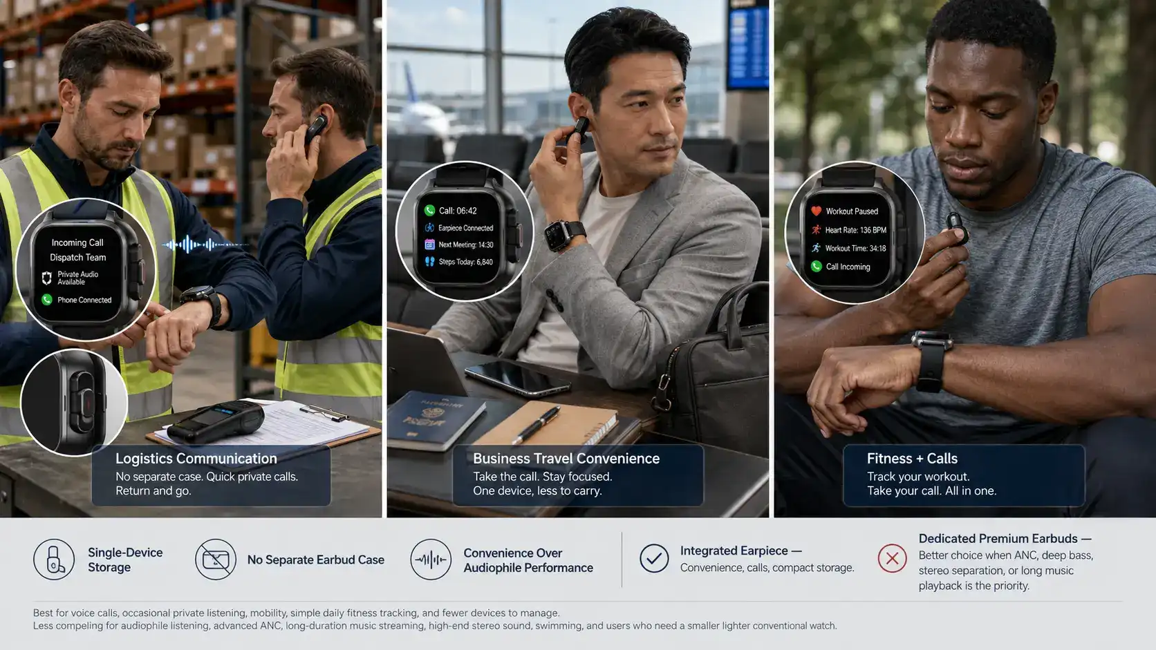 Smartwatch 2 in 1 used for work and travel. Smartwatch 2 in 1 used for work and travel.