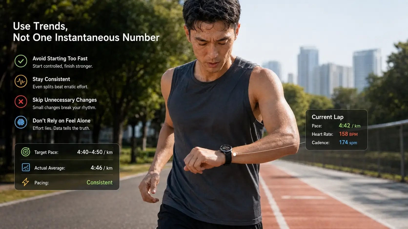 Sports tracking accuracy from GPS and wrist sensors.