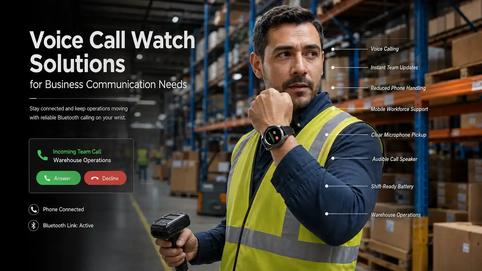 Voice Call Watch Solutions for Business Communication Needs