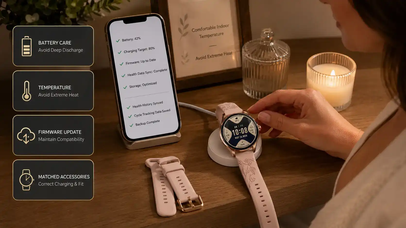 How to Maintain a Women’s Metal Health Smartwatch Long Term