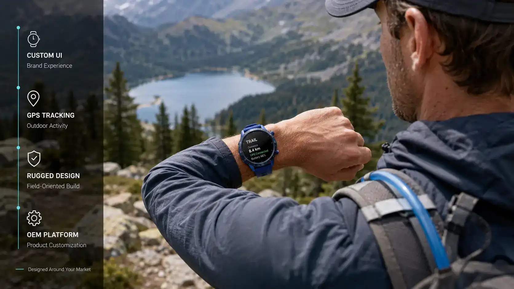 Custom GPS Outdoor Smartwatch Development for Global Brands