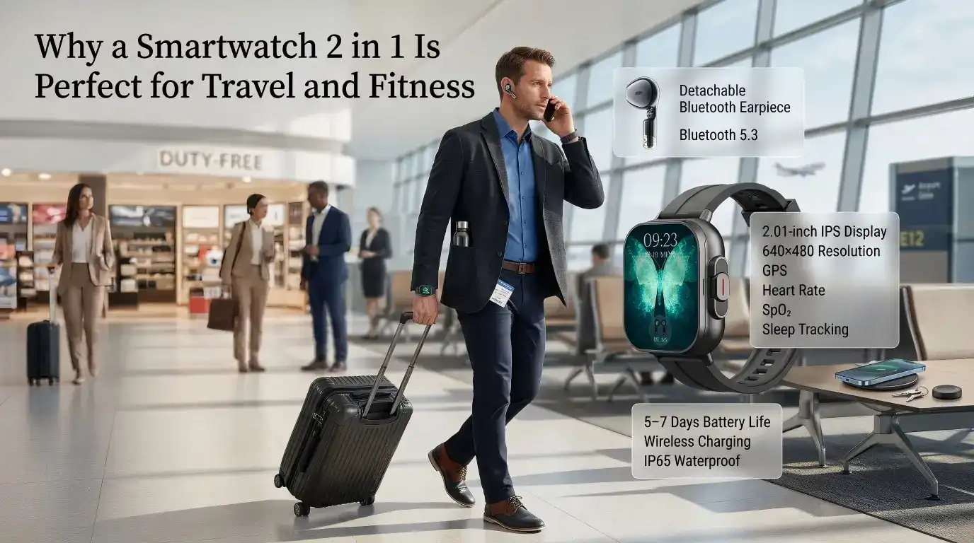 Why a Smartwatch 2 in 1 Is Perfect for Travel and Fitness