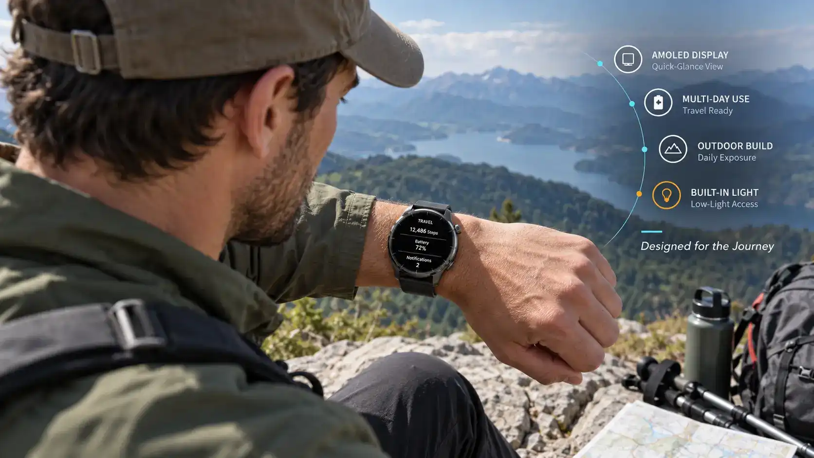 Outdoor Light Smartwatch Applications in Tourism Markets