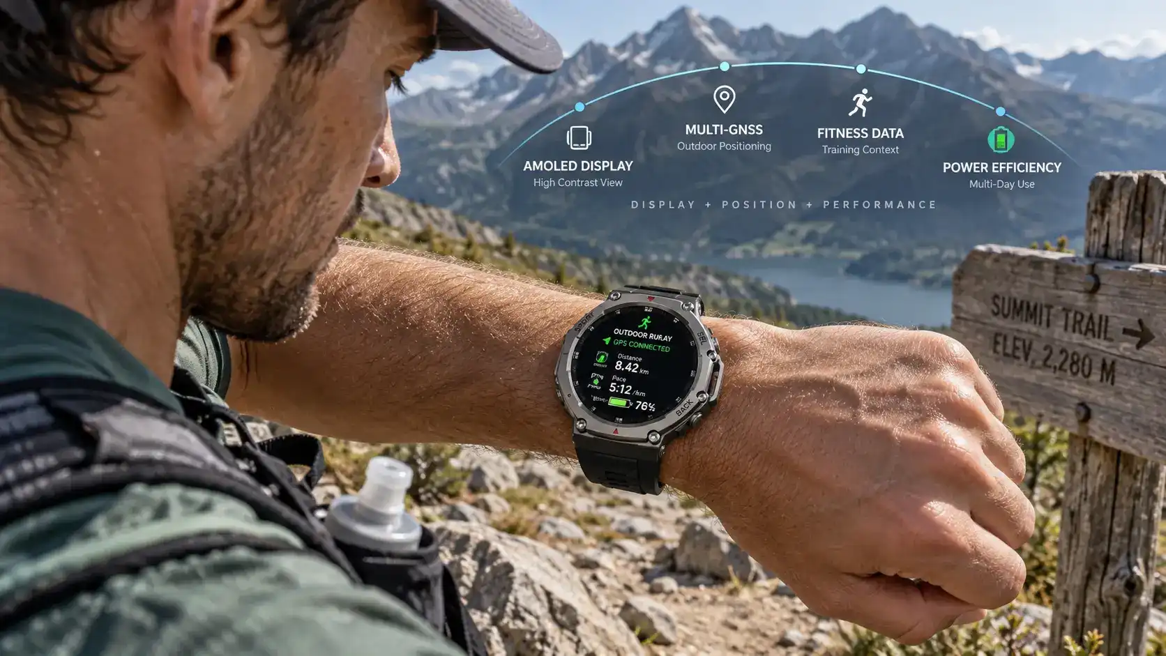 AMOLED GPS Smartwatch Design and Performance Guide