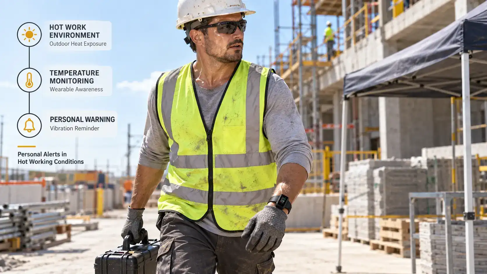 Can a High Temp Warning Band prevent heat stress in workers？