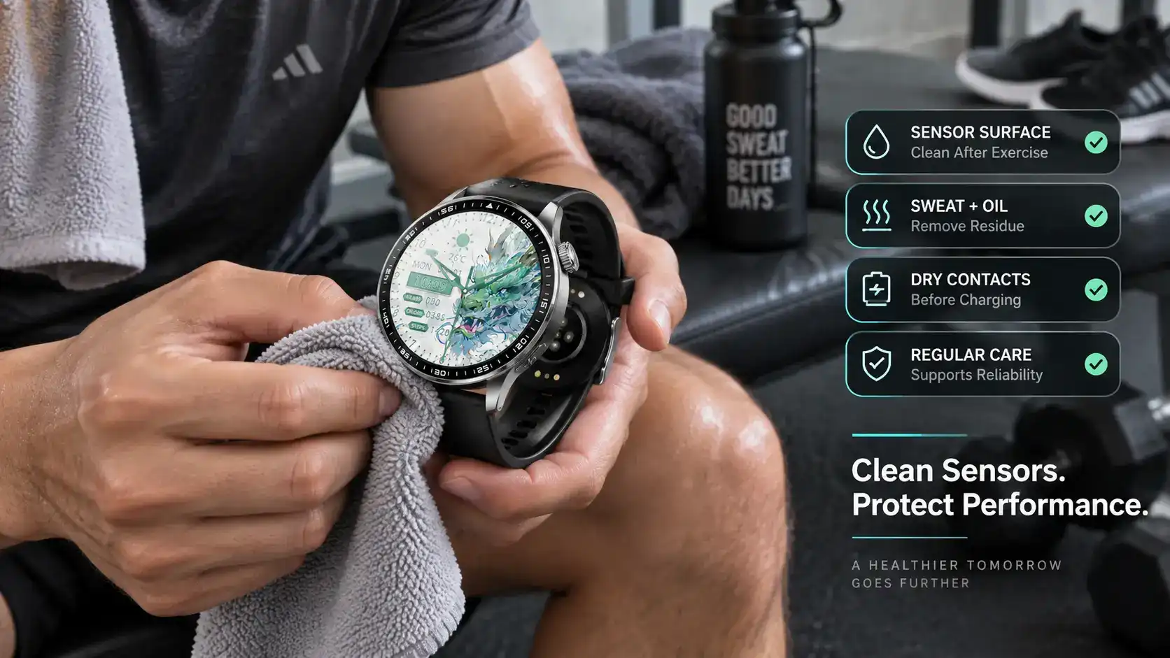 ECG SpO2 Smartwatch Maintenance Tips for Long-Term Reliability