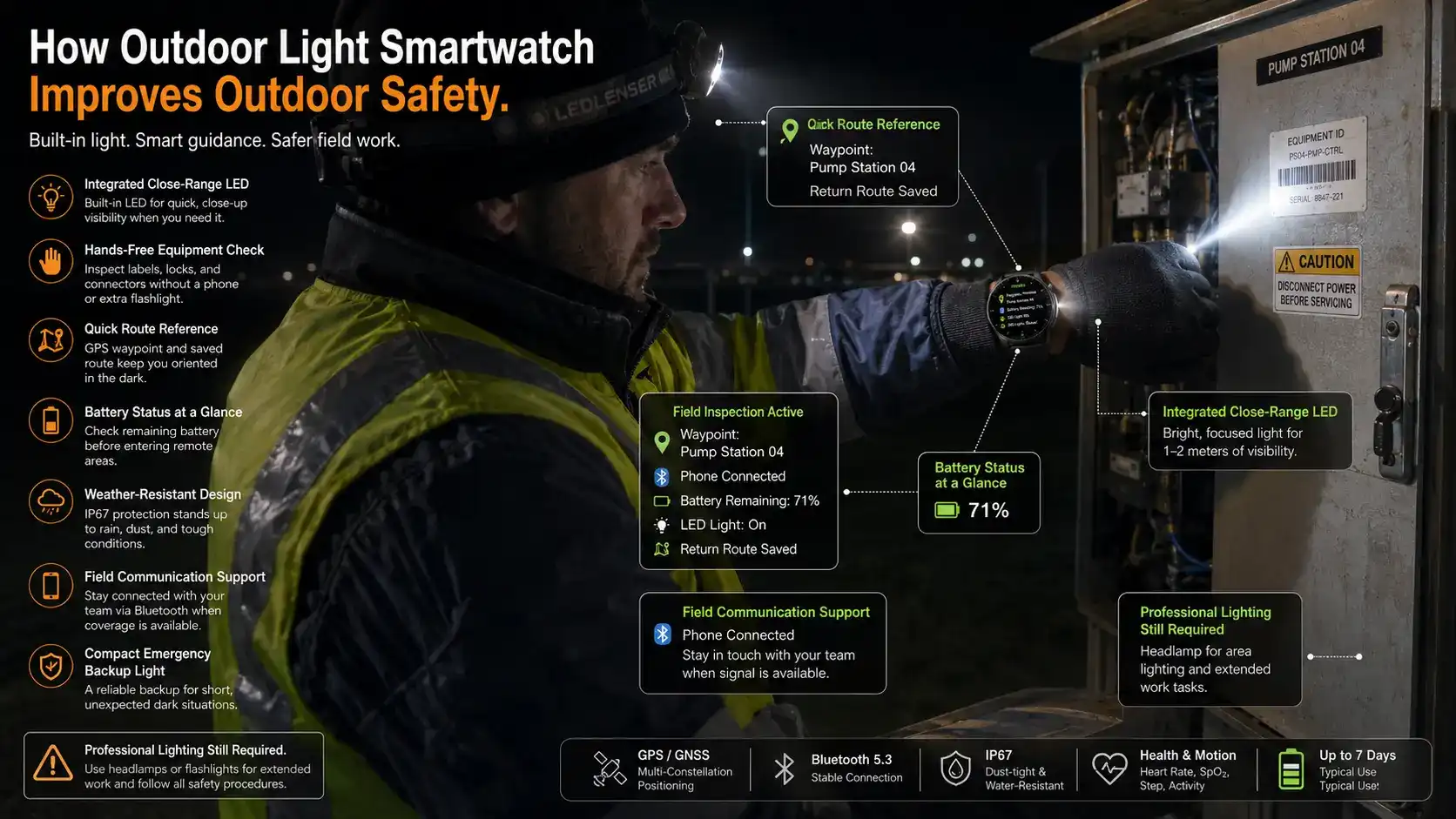 How Outdoor Light Smartwatch Improves Outdoor Safety