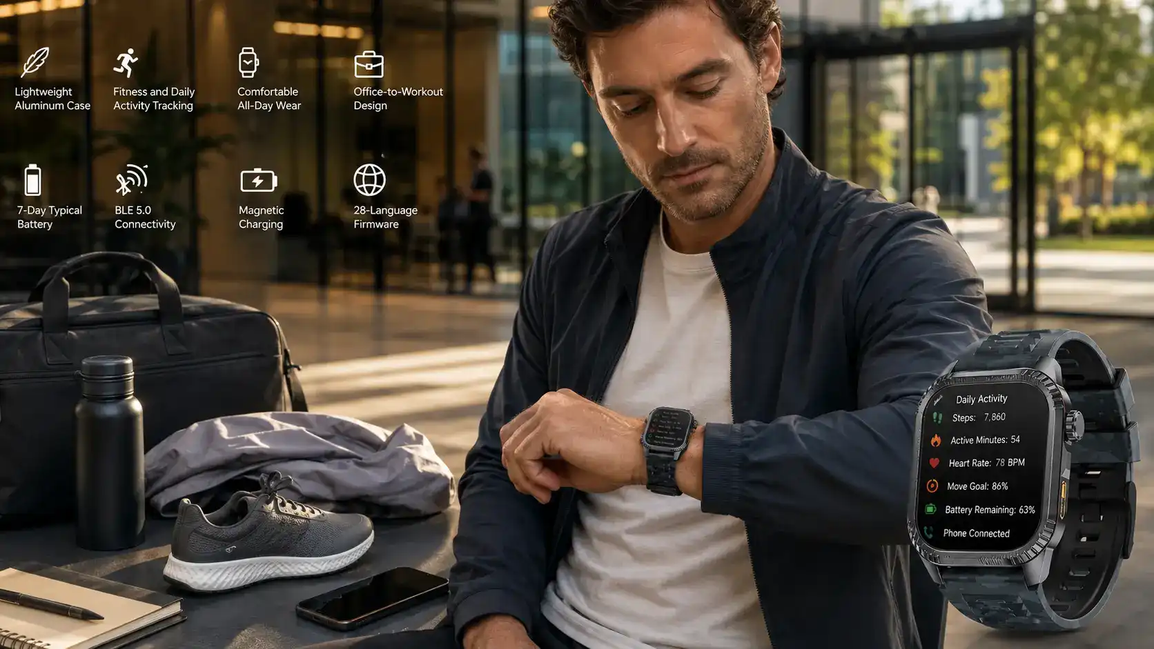 Best Aluminum Smartwatch for Fitness Tracking and Daily Wear