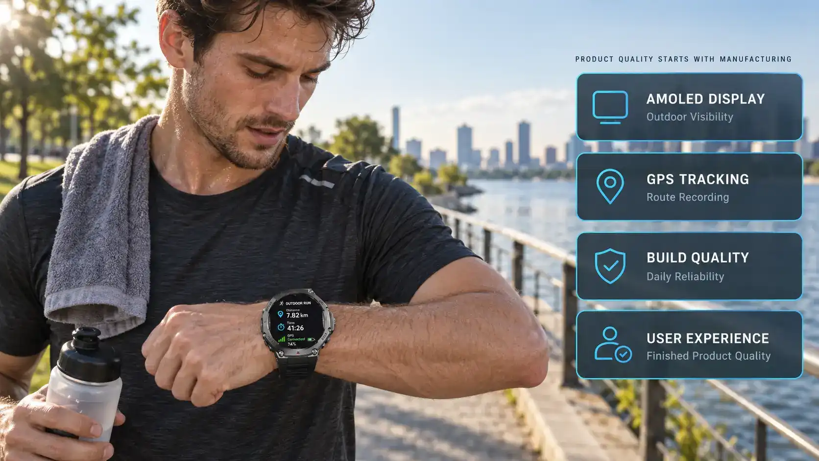 Selecting Reliable AMOLED Smartwatch Manufacturers